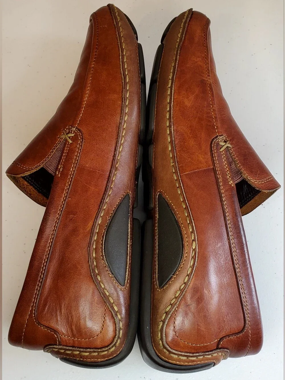 Cole Haan Mens 10 M Loafer NikeAir Brown Leather Slip On Casual Business